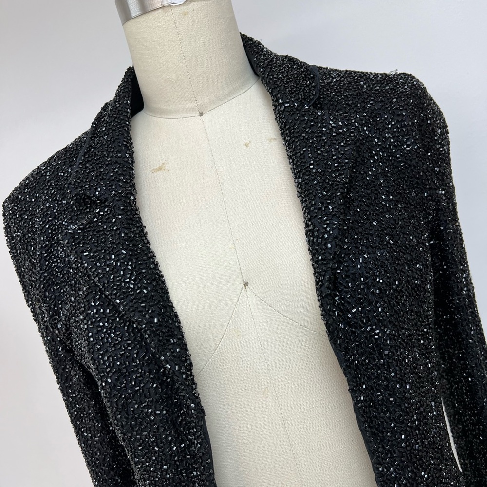 Cecily Brown Beaded Blazer M